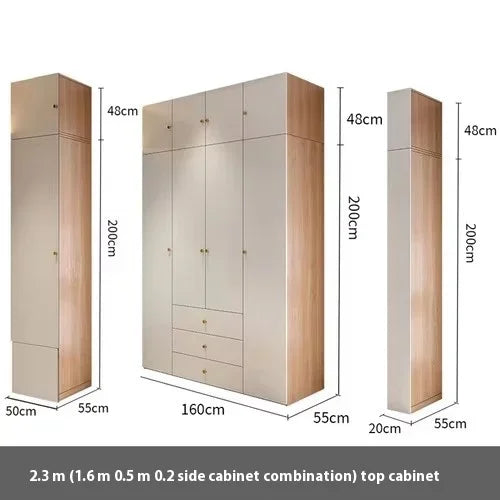 Bedroom European New Wardrobe Luxury Modern Luxury Large Clothes Storage Wardrobe Portable Nordic Guarda Roupa Unique Furniture