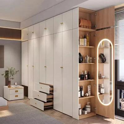 Bedroom European New Wardrobe Luxury Modern Luxury Large Clothes Storage Wardrobe Portable Nordic Guarda Roupa Unique Furniture