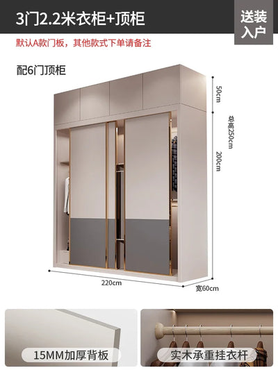 Nordic Drawer Wardrobes Multilayer Doors Modern Open Closets Room Wardrobes Drawers Shelf Armoire De Rangement Bedroom Furniture