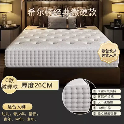 King Sized Latex Mattress Double Modern Latex Luxury Memory Foam Mattress High Quality Queen Colchones Bedroom Furniture