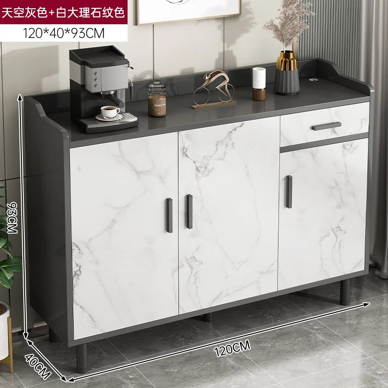 Luxury Wood Pantry Cabinet Sideboard Wine Corner Display Mobile Coffee Cabinet Drawer Dressers Kitchen Mueble Para Tv Furniture