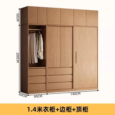 Organizer Underwear Wooden Wardrobe Doors Queen Open Closets Bedroom Wardrobes Shelf Drawers Rangement Chambre Bedroom Furniture