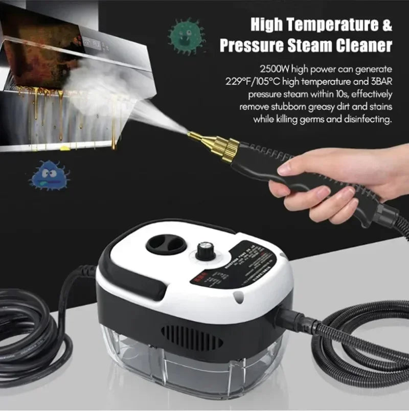 2500W Steam Cleaner High temperature Jet Washer Range Hood for Kitchen Air Conditioner Car Cleaning Machine Home Appliances 220V