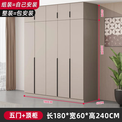 White Design Closet Wall Living Room Indoor Nook Luxury Industrial Closet Storage Creative Floor Quarda Roupa Bedroom Furniture