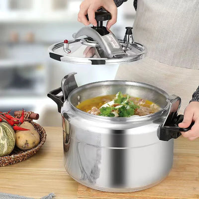 Commercial Large Capacity Pressure Cooker, Stew Pot, Kitchen Cookware, Safety Pan, Induction Cooker, 9-60L