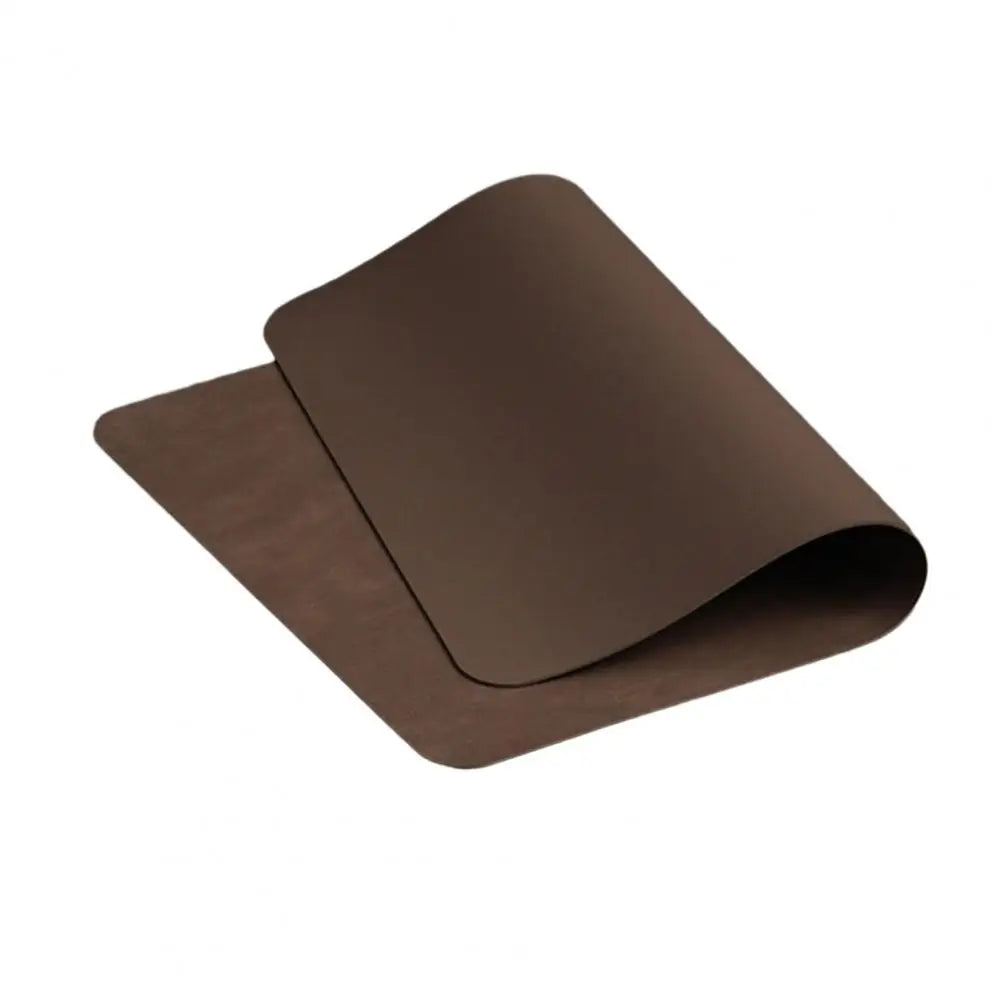 Kitchen Waterproof Placemats Faux Leather Heat-Resistant Table Mat Non-slip  Dining Table Mats Bowl Pads Drink Cup Coasters