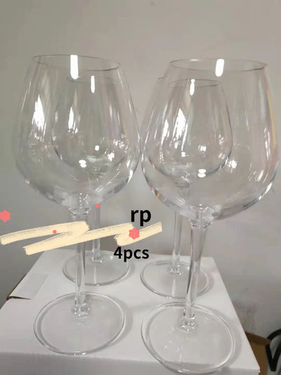 Plastic Transparent Unbreakable Silicone Wine Glass Cups Bar Home Goblet American Tritan Material