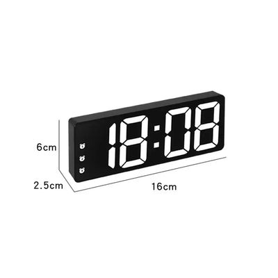 Color LED Wall Clock Electronic Product Eleksmaker Digital Clock Brightness Adjustable Number Consumer Electronics Alarm Clocks