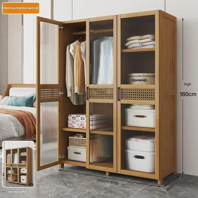 Space Saving Cheap Closet Modern Minimalist Nordic Display Lounge Open Wooden Wardrobe Storage Vestidores Trendy Furniture