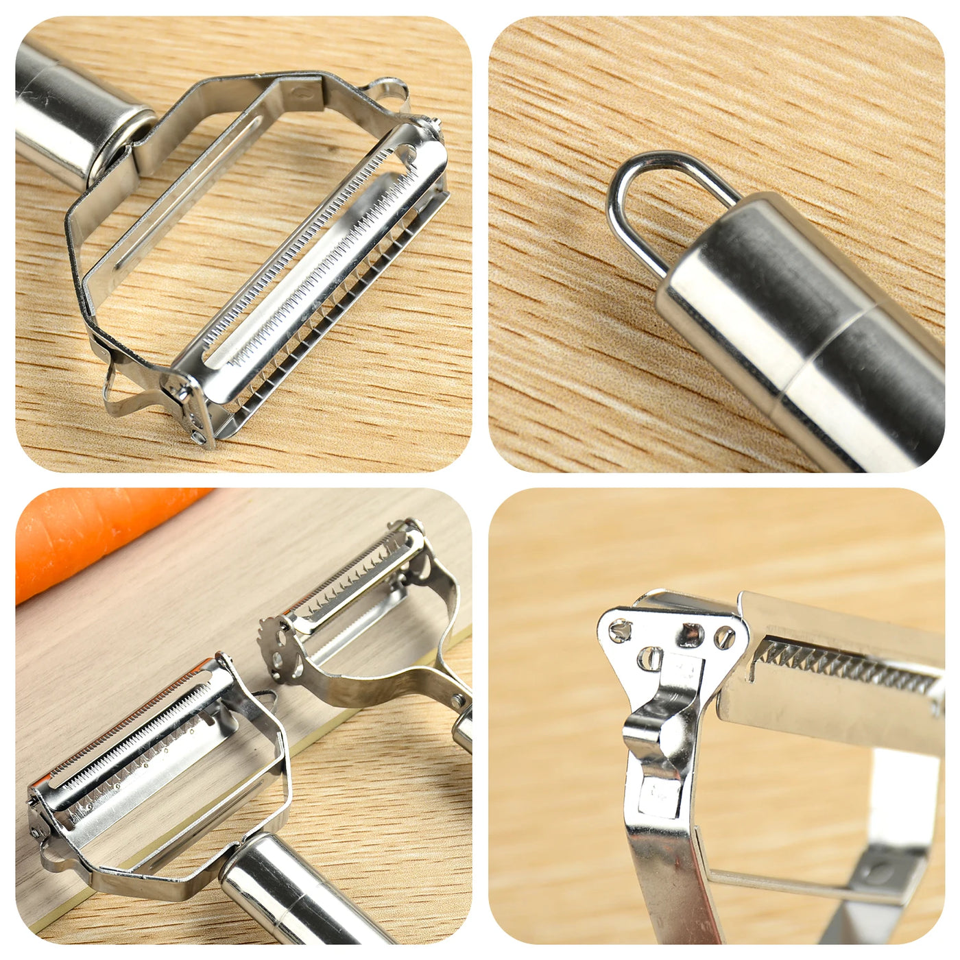 Stainless Steel Potato Cucumber Carrot Grater Julienne Peeler Vegetables Fruit Peeler Vegetable Slicer High Quality