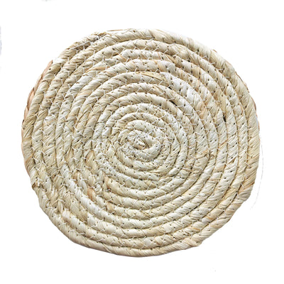 1PCS Round Braided Placemat Washable Round Placemats for Kitchen Table Round Table Mats for Party BBQ Christmas Everyday Use