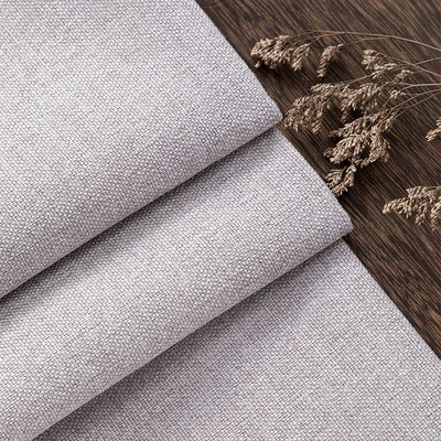 Thickened Plain Linen Fabric Fine By The Meter for Tablecloth Bags Pillow Cushion Cover Sewing Sofa Cloth Wearable Beige Gray