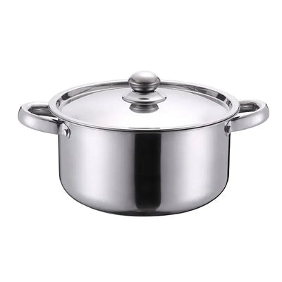 5PCS Stainless Steel Pot High Grade Practical Soup Pot Creative Gifts Cooking Pot Kichen Cookware Set