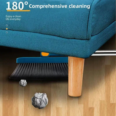 Household Dustpan Set, Brush Head, Sweeping Individual Sweep Broom, Foldable Garbage Shovel