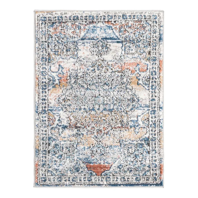 Türkiye Retro Bohemia Carpet for Living Room American Persian Ethnic Rug Hotel Homestay Rug Terrace Outdoor Decoration Floor Mat