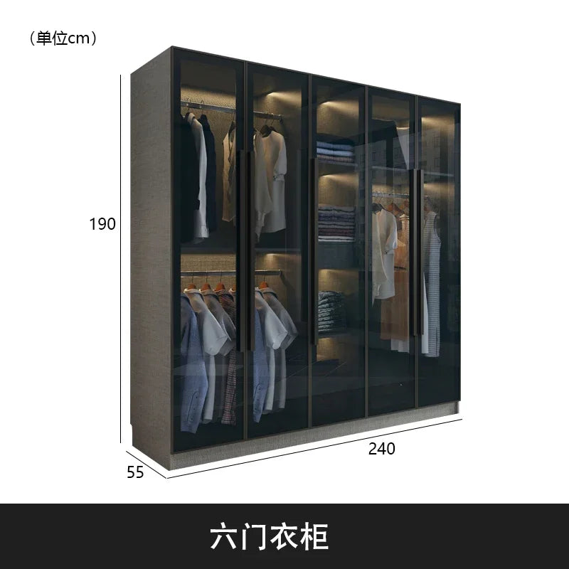 Modern Wardrobe Underwear Design Living Room Cafe Bar Corner Multifunctional Drawer Closet Salon Guardaropa Wooden Furniture