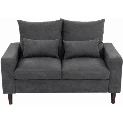 2 Seater & 3 Seater Fabric Corner Sofa Living Room Suite Set, Sofa Sets for Living Room,  Solid Iron Frame build Grey