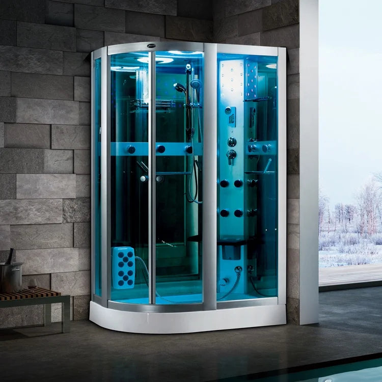 L/R Style Luxury Bathroom Shower Cabin Massage Shower With Steam Shower Room