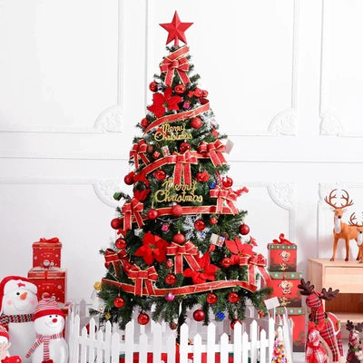 Artificial Christmas Tree Encrypted PVC Fir Decorative Tree Indoor and Outdoor Christmas Atmosphere Decoration Pieces 90cm-300cm