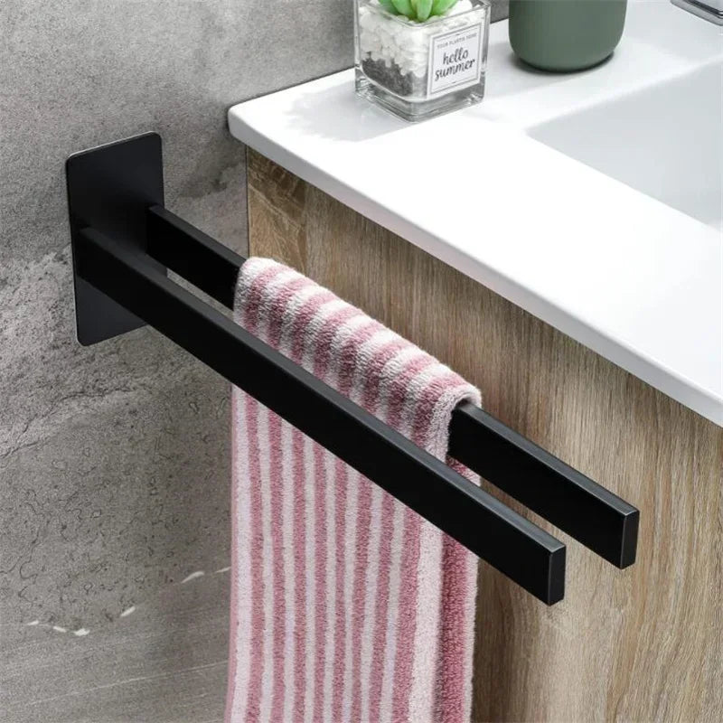 Towel Holder Rack 304 Stainless Steel Towel Organizer Wall Mounted Bathroom  Shelves Bedroom organizer Wall shelfs Toilet Ecoco