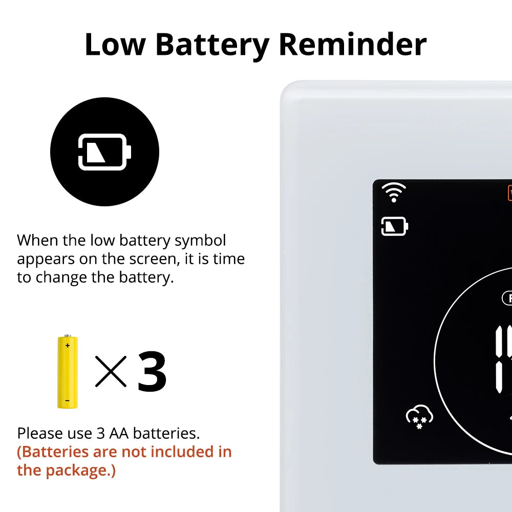 Beok Smart Home Tuya WIFI Thermostat Battery-powered Thermoregulator  for Gas Boiler Smart Life Work with Alexa Google Home