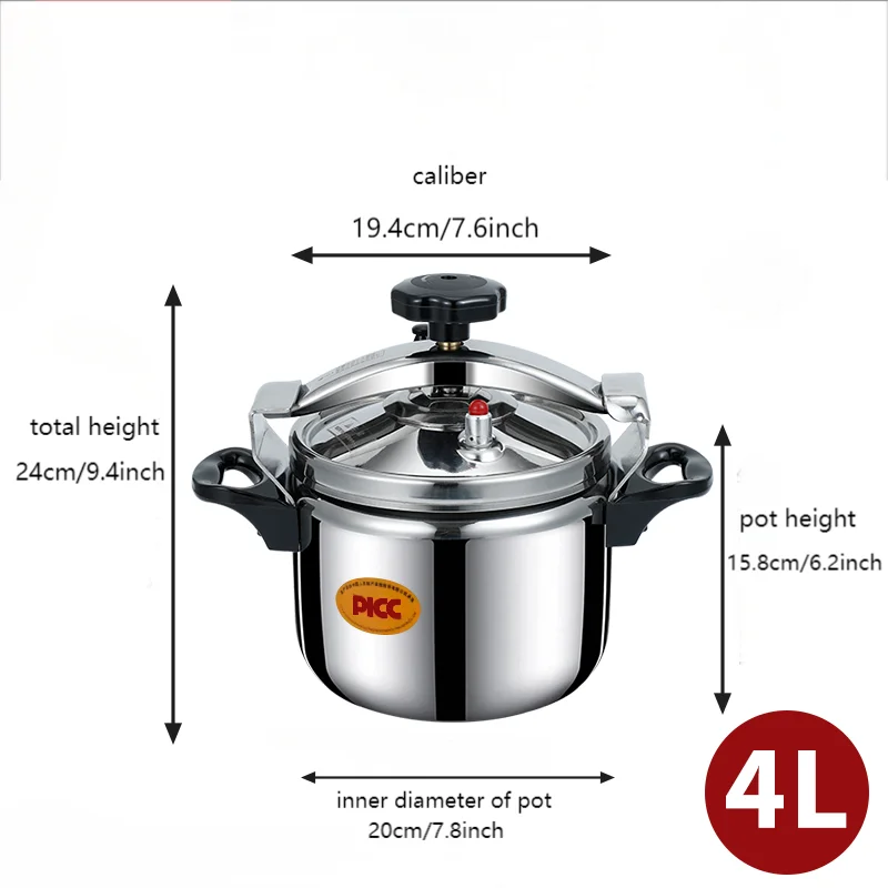 30 Quart olla de presion grande & stainless steel pressure cooker & large steamer cooking pressure canners,safety lock Explosion