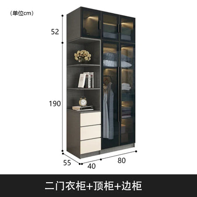 Modern Wardrobe Underwear Design Living Room Cafe Bar Corner Multifunctional Drawer Closet Salon Guardaropa Wooden Furniture