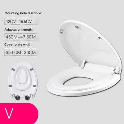 Double Layer Toilet Seat with Built in Potty Training Seat Cover Slow Close Fits Both Adult And Child 변기뚜껑