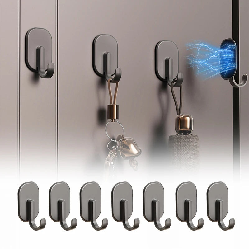 1/5/10PCS Strong Magnetic Hooks Kitchen Key Magnetic Hook Fridge Multi-Purpose Storage  Hooks Bathroom Hangers Home Supplies