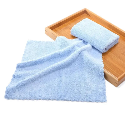 High Density Coral Velvet 25*25cm Small Square Towel Hand Towel Microfiber Child Washcloth Kids Face