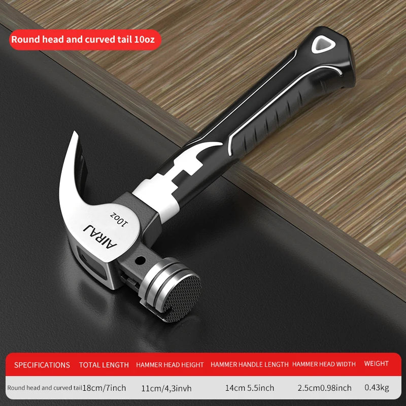 Steel Claw Hammer Multifunctional NEW Hammer Mini Tool Woodworking Striking Tools Hand Tool Strong Claw Hammer