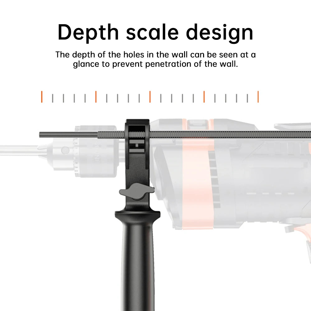 Multifunction Electric Drill Lmpact Drill Hammer Adjustable Speed Forward/Reverse Adjustable With Depth Scale EU Plug Hand Tool