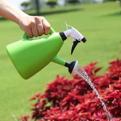 Sprayer 1L Water Kettle Watering Can Indoor Garden Plants Pressure 2 In 1 Plastic Spray Adjustable