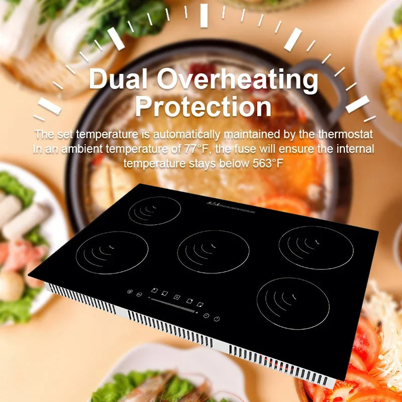 Kitchen appliances 5 burners induction cooker high quality multi induction cooker cooker