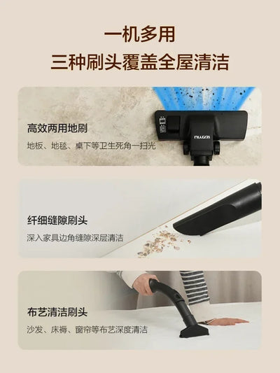 Vacuum Cleaner - Household Large Suction Small, High Power Cat Hair Suction, Light Sound Industrial Vacuum Cleaner, Wired Pet.