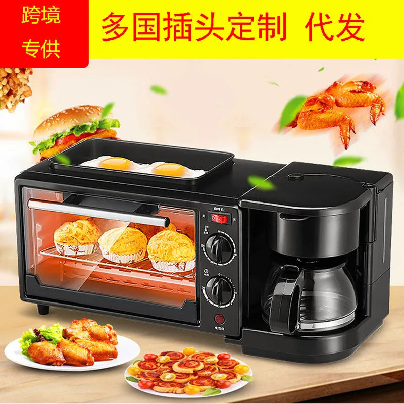 Multifunctional Breakfast Machine Toaster Sandwich Small Household Appliances Three In One Bread Maker