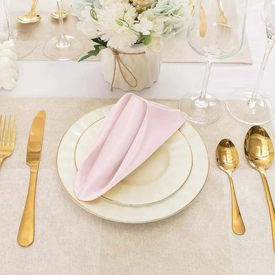 6pcs 30*30cm Satin Table Napkin Square Serving Table Napkins Wedding Party Soft Handkerchief Christmas Home Table Decoration