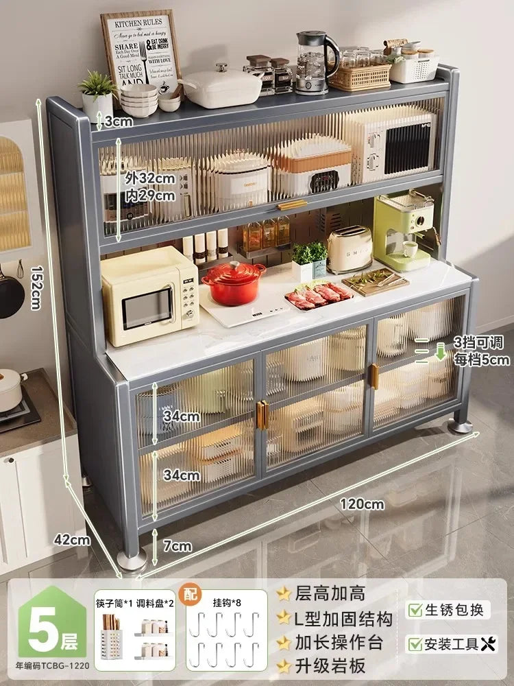 Kitchen Cabinets Cuisine Sideboard Display Cabinet Showcases Dining Room Chests Drawers Buffet Kitchen Multifunctional Furniture