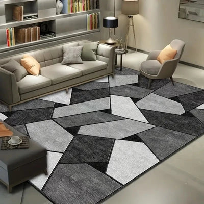 Nordic Geometry Carpet for Living Room Home Decor Coffee Table Large Area Rugs Bedroom Bedside Foot Pad Alfombra Tapis Salon