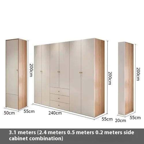 Bedroom European New Wardrobe Luxury Modern Luxury Large Clothes Storage Wardrobe Portable Nordic Guarda Roupa Unique Furniture