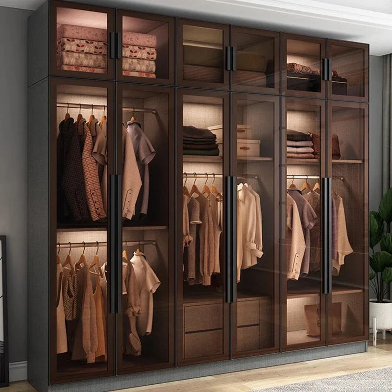 Design Living Room Closet Storage Box Indoor Black Hotel Indoor Display Cabinet Creative Wood Meuble Chambre Furniture Bedroom