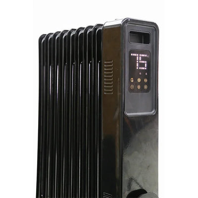 1000W 1500W 2000W 2500W 3000W Temperature Display APP Operation Electric Radiator Oil Heater with Timing and Temperature Setting