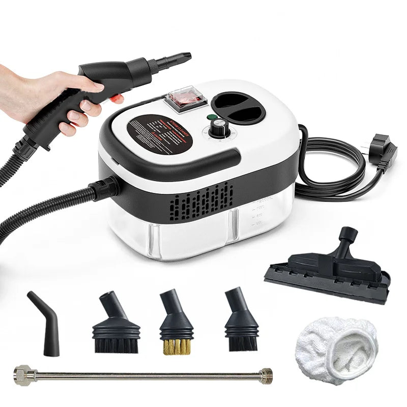 2500W Home Appliance Steam Cleaner High Temperature Pressurized Steam Cleaning Machine for Sofa,Air Conditioning Hood Car Cleane