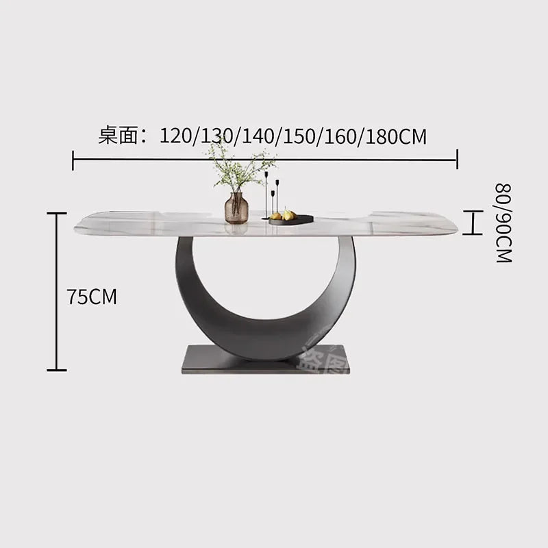 Service Table Designer Cafe Sedentary Dinning Tables Sets Marble Dining Reception Restaurant Extendable Esstisch Modern Rooms LT