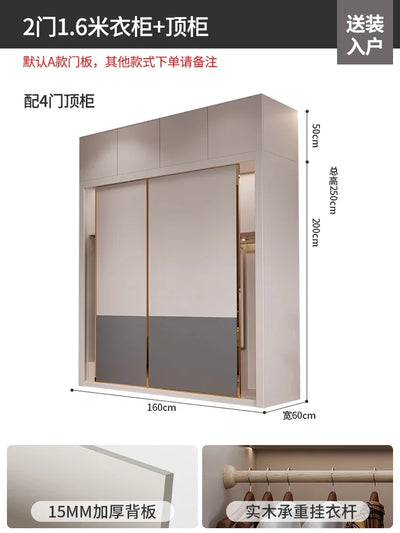 Nordic Drawer Wardrobes Multilayer Doors Modern Open Closets Room Wardrobes Drawers Shelf Armoire De Rangement Bedroom Furniture