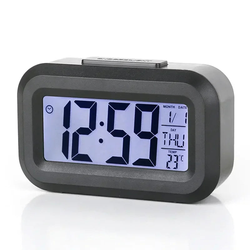 LED Digital Alarm Clock Children's Bedroom Clock for Room Bedside Table Suitable for Home Offices Kids Clocks Decor Garden