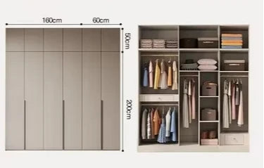 Cosmetics Nordic Wardrobe Modern Luxurious Storage Partitions Wardrobe Clothes Organizer Szafy Do Sypialni Bedroom Furniture