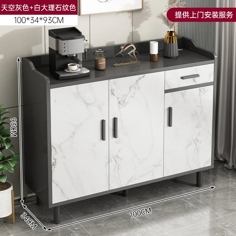 Luxury Wood Pantry Cabinet Sideboard Wine Corner Display Mobile Coffee Cabinet Drawer Dressers Kitchen Mueble Para Tv Furniture