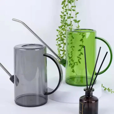 1L Long Mouth Watering Can Plastic Plant Sprinkler Potted Home Irrigation Accessories Practical Flowers Gardening Tools Handle