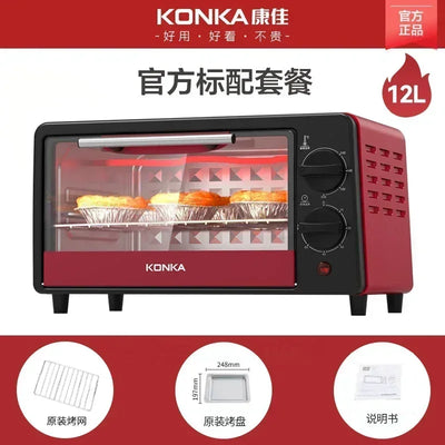 New mini 12L fully automatic cooking stove pizza cake baking multifunctional kitchen appliance electric oven mini oven